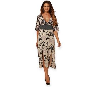 Top Shop midi floral dress 4